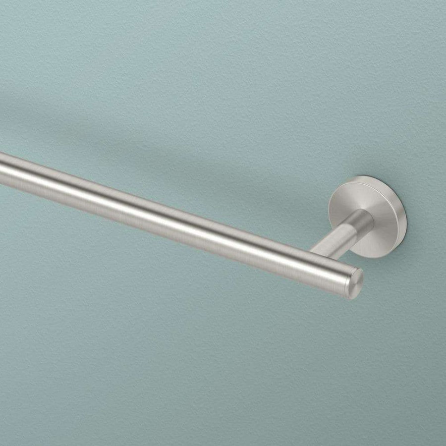 Bathroom Hardware * | Gatco Level 24 In. Towel Bar In Brushed Nickel