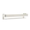 Bathtub Accessories * | Seachrome 18 In. X 4 In. Rectangular Shower Shelf With Rail In Satin