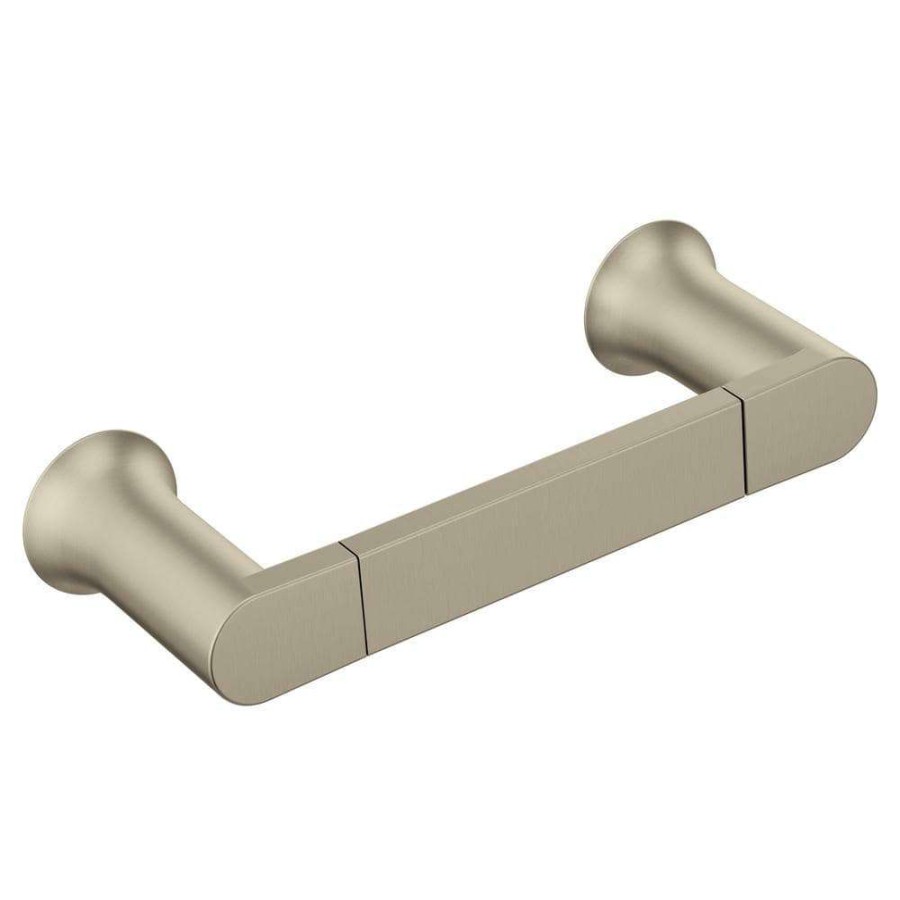 Bathroom Hardware * | Moen Genta Lx 6.88 In. Hand Towel Bar In Brushed Nickel