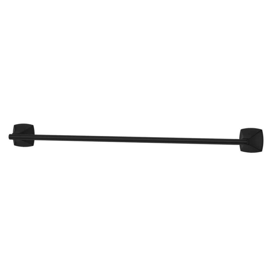 Bathroom Hardware * | Pfister Bellance 18 In. Wall-Mount Towel Bar In Matte Black